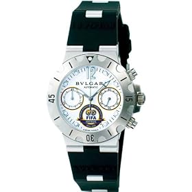 [�u���K��]BVLGARI �r���v SC38WSV/SLN FIFA �f�B�A�S�m�v���t�F�b�V���i�� �N���m�O���t �z���C�g �����Y [���s�A���i]
