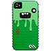 Case-Mate iPhone 4 CREATURES: Monsta Case, Dark Green / Green �N���[�`���[�Y �����X�^ �V���R�� �P�[�X, �_�[�N�O���[�� / �O���[�� CM015454