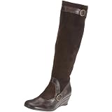 Fly London Bolt Wedge Boot Leather Suede
