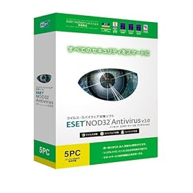 ESET NOD32 �A���`�E�C���X V3.0 5PC