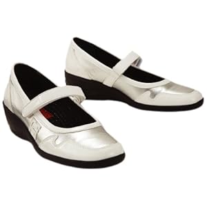 【クリックでお店のこの商品のページへ】ACTIVOACO(クティボアコ) ストラップシューズ バレリーノ シルバー 40inch(24.5cm) KYOTO 08