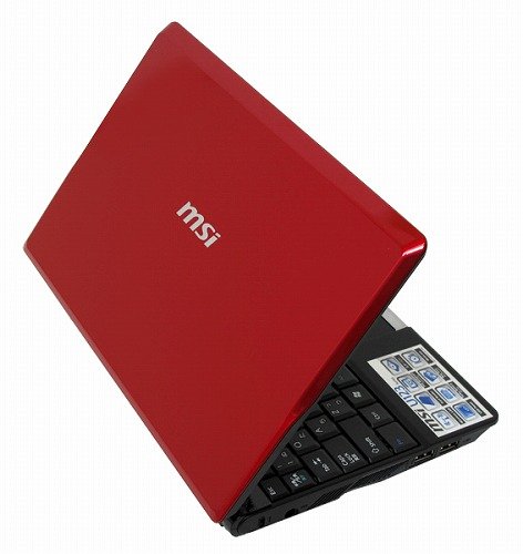 MSI 10�C���`���C�h�t���l�b�g�u�b�N Netbook U123 �u�����A���g���b�h U123-RD U123-RD MSI (2���̊��z) 41,700