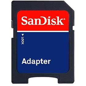 �T���f�B�X�N microSD��SD�ϊ��A�_�v�^�[ SDHC�K�i�Ή� (�ȈՕ�o���N�i) SDAD-SD-BLK