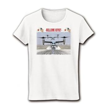  熱烈歓迎！オスプレイ リブクルーネックTシャツ