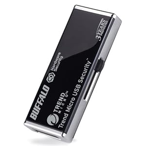 【クリックで詳細表示】BUFFALO 暗号化機能搭載・ウィルスチェック機能搭載 セキュリティーUSBメモリー 4GB RUF2-HSCL4GTVA3