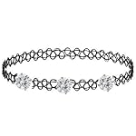 High Fashion Black choker with stones for Girls - Stylish and Modern Choker Neck Lace Vintage - Free