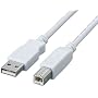 ELECOM �t�F���C�g�R�A����USB2.0�P�[�u�� A-B 1.5m USB2-FS15