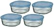 iwaki �p�C���b�N�X ���b�v�s�v! NEW�p�b�N&�����W 450ml �p�^4�Z�b�g �u���[ (�Ⓚ�E�d�q�����W�E�I�[�u����) BN3240-BL