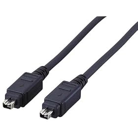 ELECOM IEEE1394[4pin-4pin]�P�[�u�� 1.0m �u���b�N IE-441BK