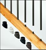  STAIR CONNECTOR W/SCREW BLACK
