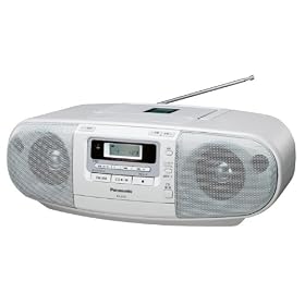 Panasonic �|�[�^�u���X�e���ICD�V�X�e�� �z���C�g RX-D45-W
