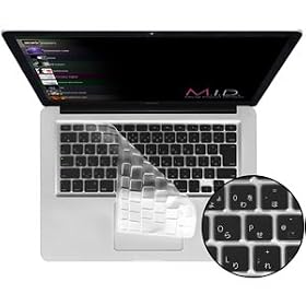 KB COVERS Apple MacBook MacBookPro MacBookAir(11inch����) �Ή��L�[�{�[�h�J�o�[ ClearSkin-M-JIS
