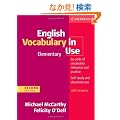 English Vocabulary in Use Elementary with Answers