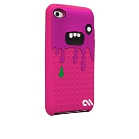 Case-Mate iPod touch 4th Generation ��p CREATURES: Monsta Case, Pink / Purple �N���[�`���[�Y �����X�^ �V���R�� �P�[�X, �s���N / �p�[�v�� CM015636