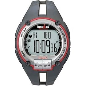Timex Ironman�i�^�C���b�N�X�A�C�A���}���j Men's�i�����Y�j 50���b�vRoad Trainer Heart Rate Monitor�n�[�g���[�g���j�^�[�i�S���v�j Watch, Grey/Red, Full Size�i���s�A���j