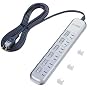 ELECOM �Ɨ��X�C�b�`�t�h�΃^�b�v 2P6�� 5.0m �V���o�[ T-F5650SV