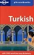 Lonely Planet Turkish Phrasebook (Lonely Planet Phrasebooks)
