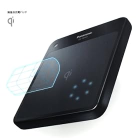 Panasonic ���ړ_�[�d�p�b�h ChargePad�`���[�W�p�b�h �u���b�N QE-TM101-K