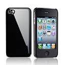 【essential tpe】iPhone4S用ハードケース iro case BLACK イロケース アイフォン 4S 専用ケース ブラック 黒【保護シート＆クロス付属】