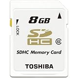 ���� SDHC �J�[�h 8GB SD-F08GR5W6 �N���X6 TOSHIBA�@�C�O�����p�b�P�[�W�i