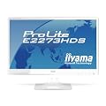 iiyama 21.5�C���`���C�h�t���f�B�X�v���C �t��HD�Ή� LED�o�b�N���C�g���� �d������ HDMI�P�[�u���������f�� �s���A�z���C�g PLE2273HDS-W1