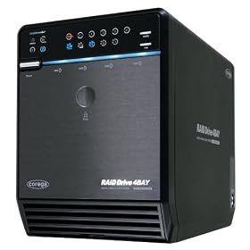 Corega 4BAY RAID eSATA/USB2.0 SATA3.5�C���`HDD�P�[�X CG-HDC4EU3500