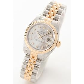 [�����b�N�X]ROLEX �r���v �f�C�g�W���X�g �_�C���C���f�b�N�X YG�R���r �z���C�g�V�F�� Ref.179173NG ���f�B�[�X [���s�A���i]