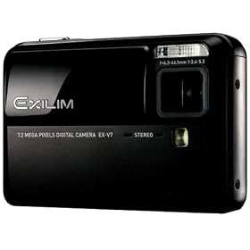 CASIO �f�W�^���J���� EXILIM (�G�N�V�����j  EX-V7BK �u���b�N