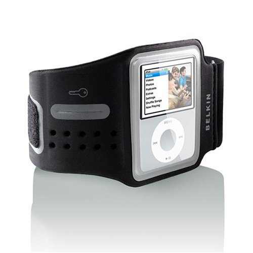  Belkin iPod Nano 3G Neoprene Armband - Black/Gray