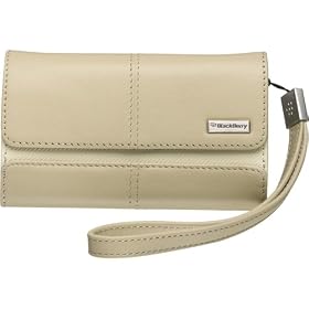 RIM ���� BlackBerry Bold 9780 / Bold 9700 / Curve 9300 Leather Folio Horizontal Pouch no belt clip with Strap, Oyster / Sandstone �|�[�`�^ ���U�[�P�[�X �i�X�g���b�v �t���j �I�C�X�^�[ / �T���h�X�g�[�� HDW-18966-002