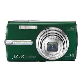 OLYMPUS �f�W�^���J���� ��830 �i�~���[�j �u���e�B�b�V���O���[�� ��830GRN