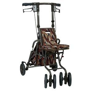 【クリックで詳細表示】島製作所 サニーウォーカーSP (中：H92-86cm) (GCブラウン) 耐荷重80kg コンパクトカーシリーズ