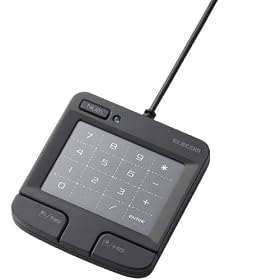 ELECOM �^�b�`�p�b�h�@�\�t�e���L�[�{�[�h(�u���b�N) TK-TCT005BK