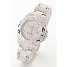 [�����b�N�X]ROLEX �r���v ���b�g�}�X�^�[ �����W�E�� �v���`�i�x�[�� �V���o�[ Ref.168622 �{�[�C�Y [���s�A���i]