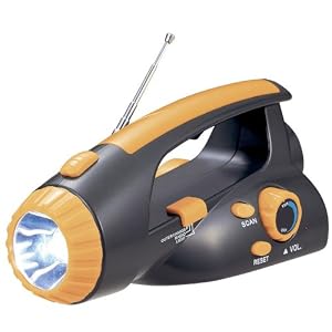 【クリックで詳細表示】手動発電FMラジオ＆ライト 24439 ＜29528＞