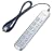 ELECOM �Ɨ��X�C�b�`�t���K�[�h�^�b�v 2P6�� 2.5m �V���o�[ T-F6625SV