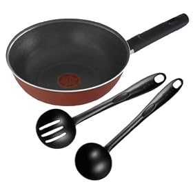 Amazon.co.jp����yT-fal�X�y�V�����Z�b�g�z �I�v�e�B�}�� �t�����{���[�Y �E�H�b�N�p�� 22cm C05275 ���[�h��&�X�g���[�i�[�t��