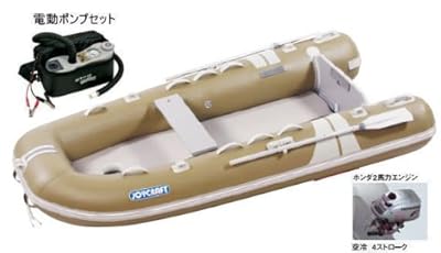 JOYCRAFT ジョイクラフト JCM-305 検無 4人乗りゴムボート トーハツ2PS4スト エンジン付き