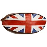 Osprey London The Rugger With Union Jack Worn Saddle Leather Wallets