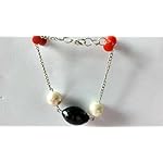 Black Non-Precious Metal Pearl Fashion Bangle 1 Bangle