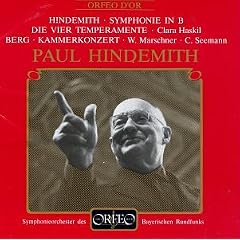 Paul Hindemith: Symphonie in B; Die Vier Temperamente