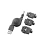 �v�b�V���[�����N PP-KEBK �g��/PSP/Zaurus/W-ZERO3�ȂǏ[�d�\ �ȒP���[ USB�P�[�u�� �u���b�N