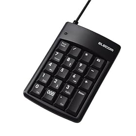 ELECOM 2�|�[�gUSB1.1HUB�tUSB�e���L�[�p�b�h TK-UO2BHBK