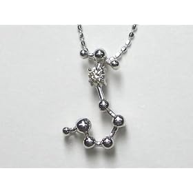 (�I�[���W���G���[�v���~�A��) Alljewelry Premium K18WG �z���C�g�S�[���h�_�C���y���_���g�l�b�N���X AJSI00125
