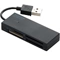 ELECOM PS3�p ���������[�_���C�^ SD+MS+XD(+M2)�Ή� �u���b�N MR-GM002BK