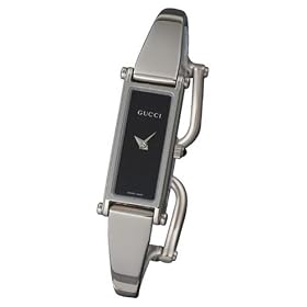 [�O�b�`]GUCCI �r���v 1500R YA015516 �u���b�N ���f�B�[�X [���s�A���i]