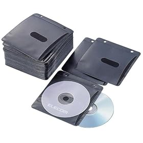 ELECOM  CCD-019LBK �s�D�zCD/DVD�P�[�X(���ʎ��[)
