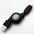 Rix iCharger XPERIA ( SO-01B ) �p ���[����USB�ʐM�E�[�d�� (microUSB)�[�d�E�ʐM�ؑփX�C�b�`�t��(�u���b�N) RX-XPERIA11