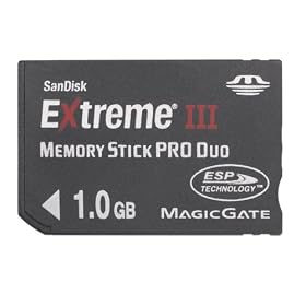 SanDisk EXTREMEIII �������[�X�e�B�b�NPro Duo 1GB SDMSPDX3-1024-903