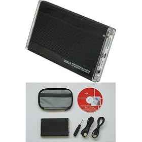 ���l�u�� 2.5�^HDD�P�[�X IDE�Ή�USB2.0�ڑ� GW2.5AZ-PU2/BK